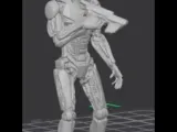 Robot with blaster-1