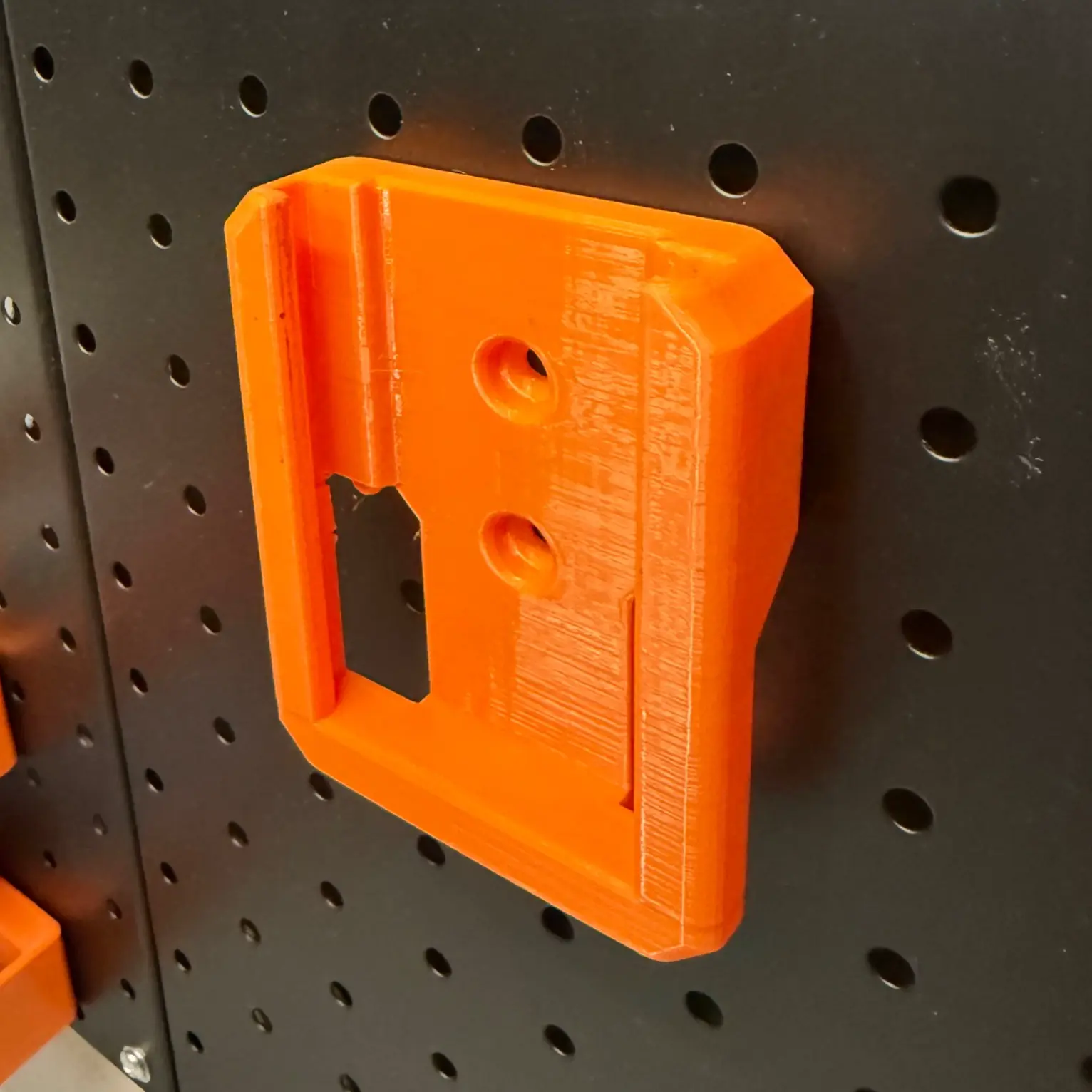 Pegboard PorterCable 20V Battery Holder