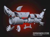 League of Legends LOL Jinx Fishbones Cosplay Weapon-5
