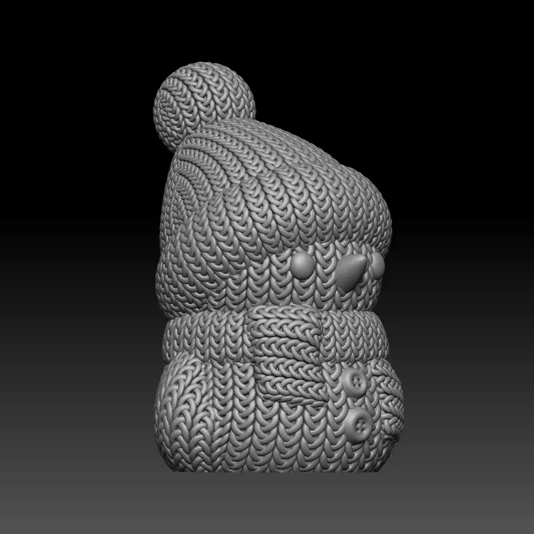 Knitted Snowman