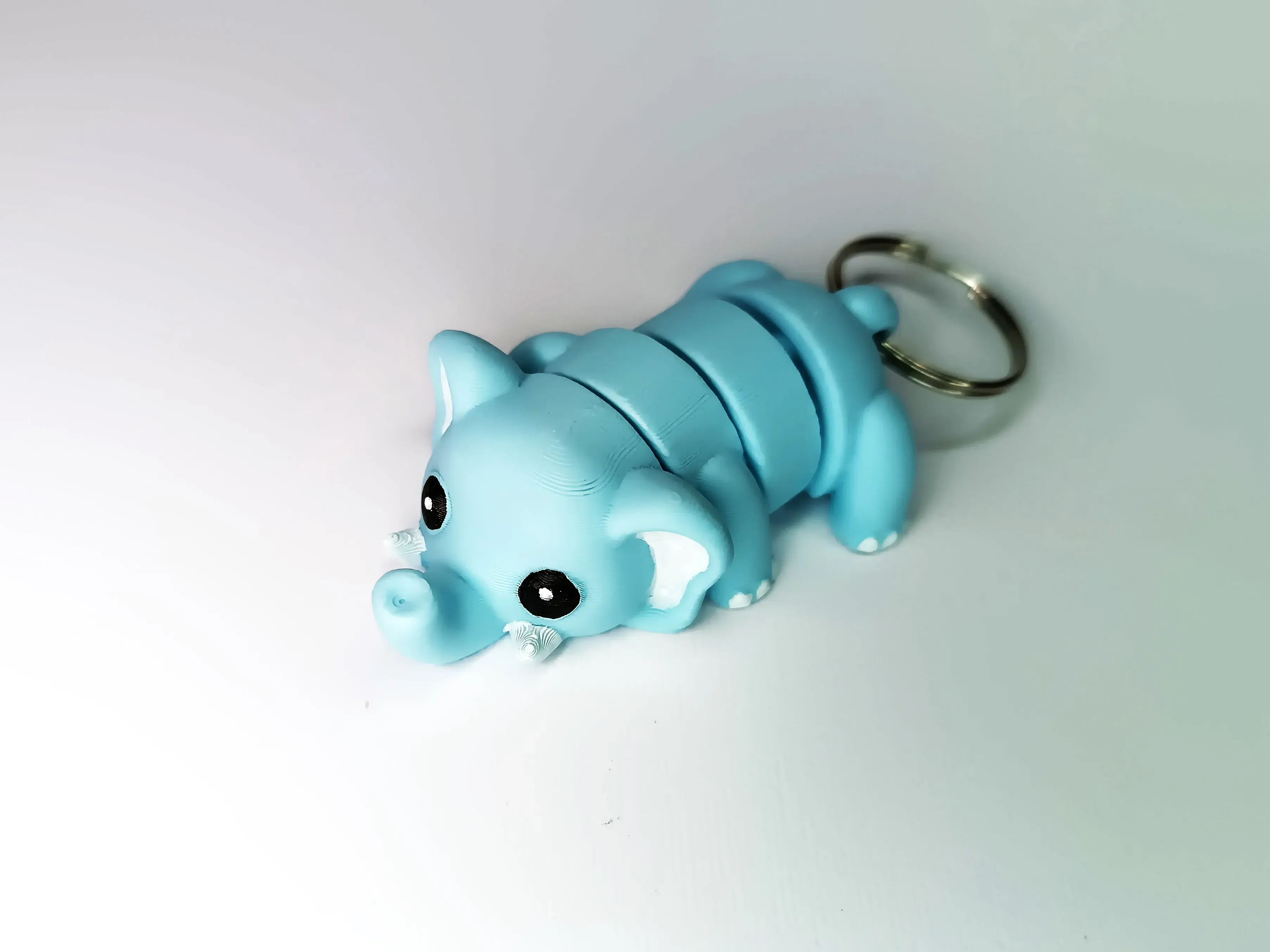 Cute Flexi Pets Elephant (Keychain & Magnet)