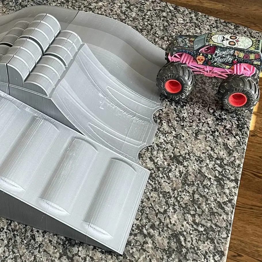 Monster Truck Ramps (Remixed and Split for 1:24 Scale)