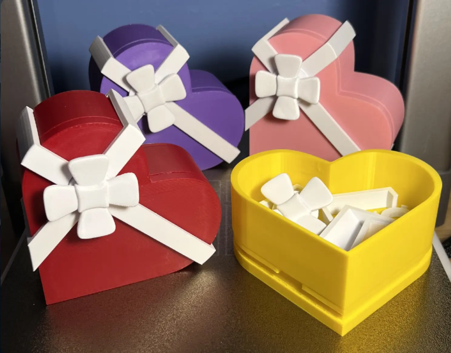 3D Printer Files | 3MF File | Valentine's Day Heart Gift Box | Creality ...
