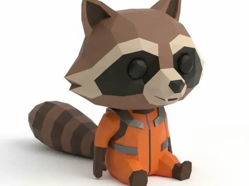 Rocket Chibi Figure 🦝🚀