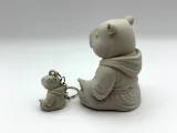 Capybara Monk & Keychain-2