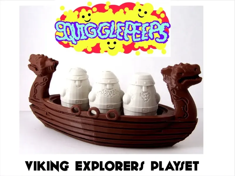 Squigglepeeps: Игровой набор "Викинги-исследователи"