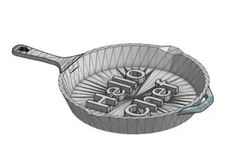cast iron pan hello chef