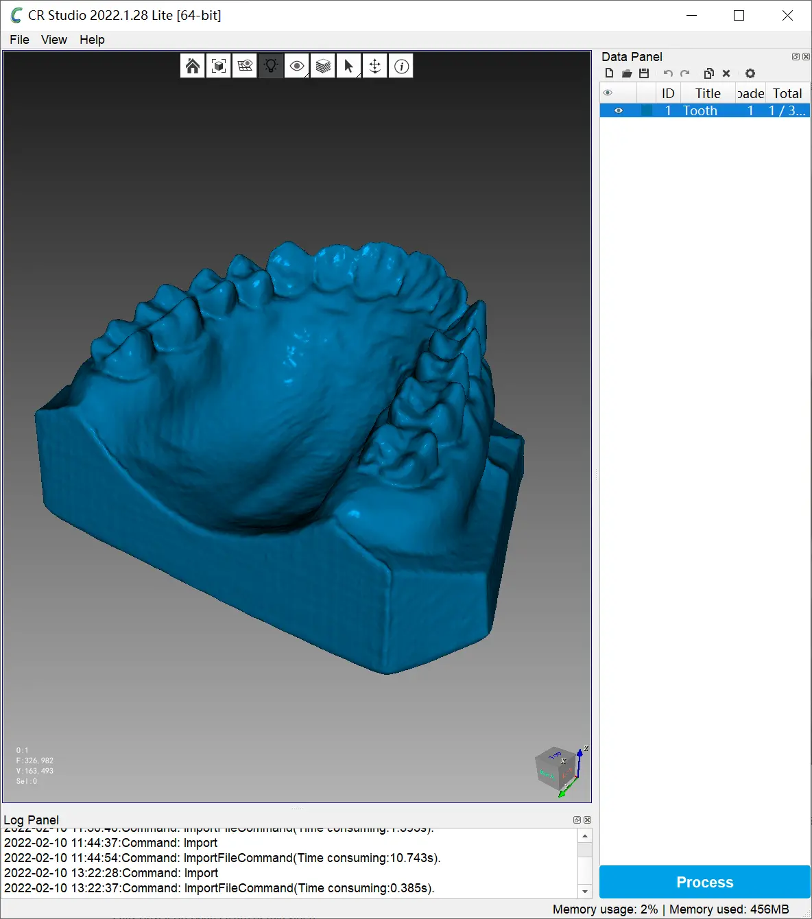 Tooth(Scanned by CR-Scan Lizard)