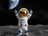 feiernder Astronaut-0
