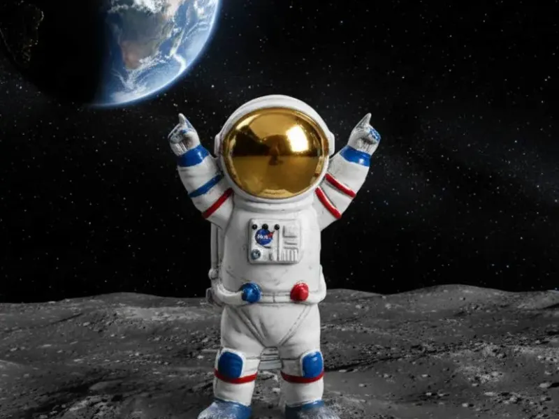 astronaute en fête