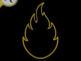 Simple Flame Symbol - 2D Art-0