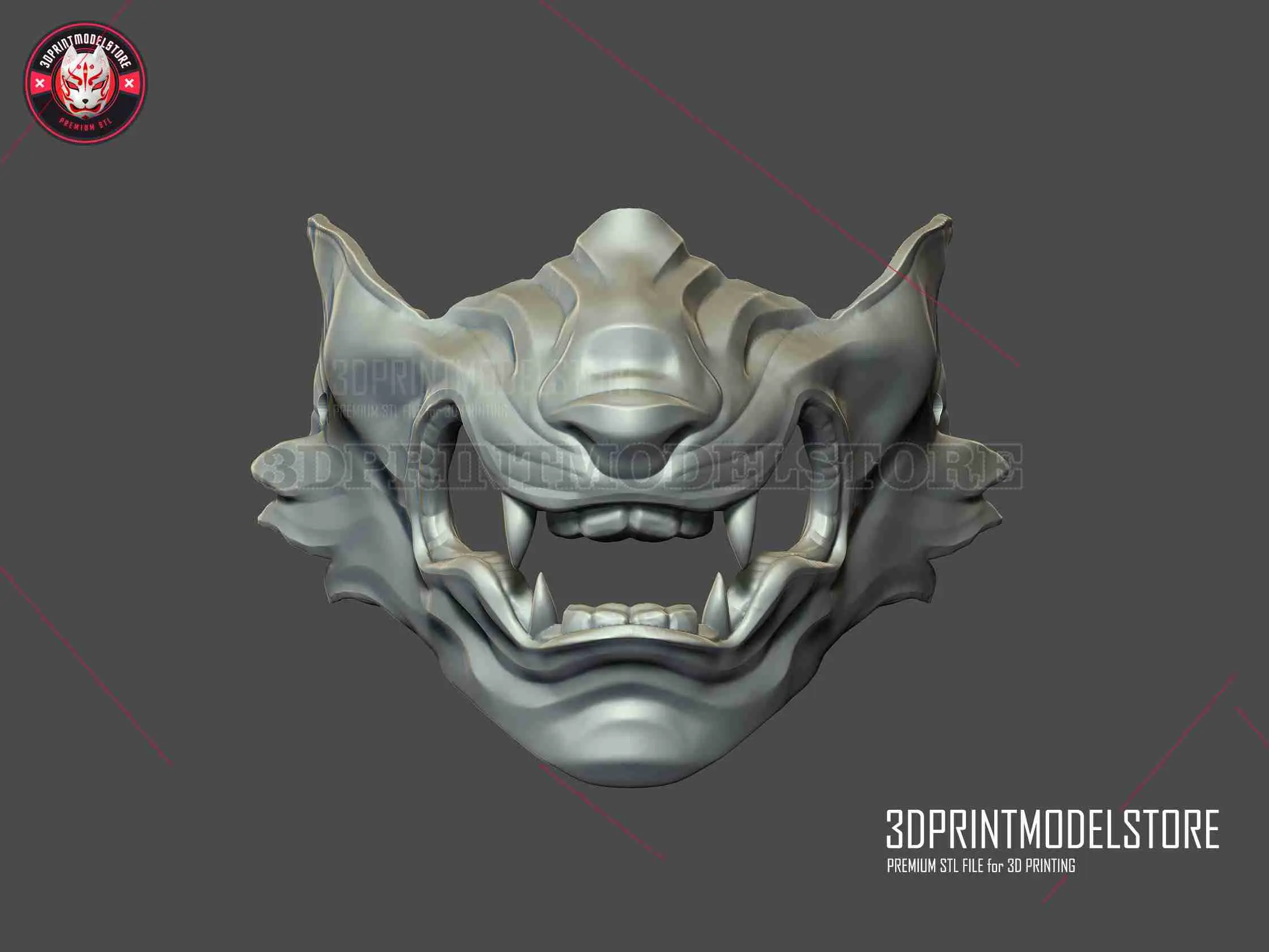 Wolf of Tsushima Mask - Japanese Oni Samurai Ghost Mask