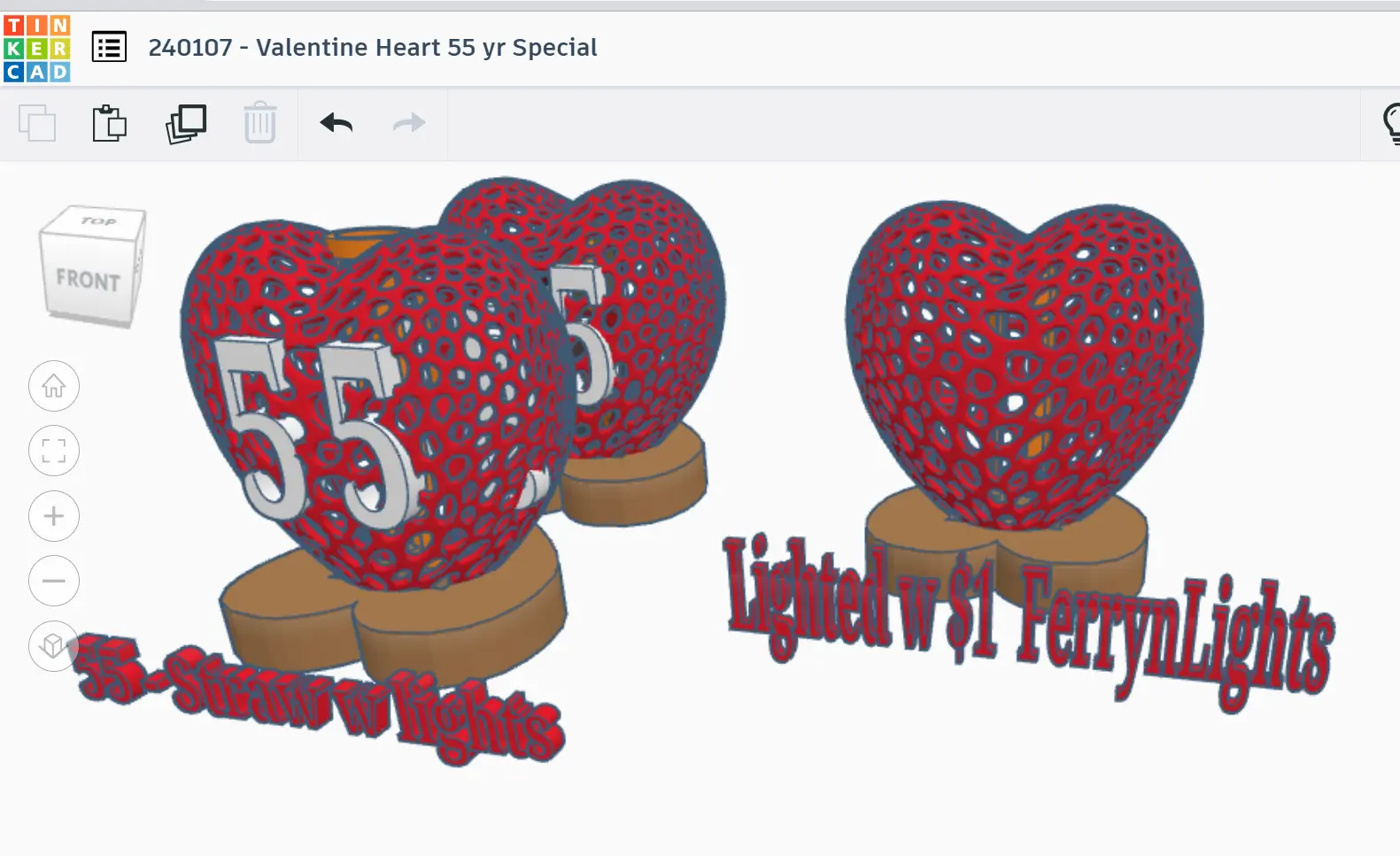 Lighted Valentine Heart