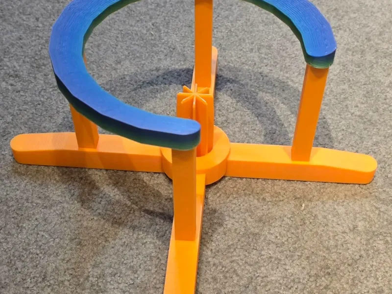 Carboy Holder For Cleaning And Draining