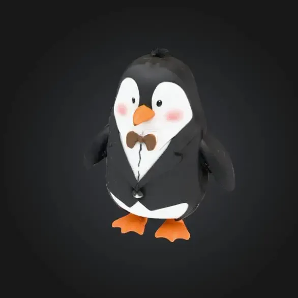 Oscar the Penguin w/ suit