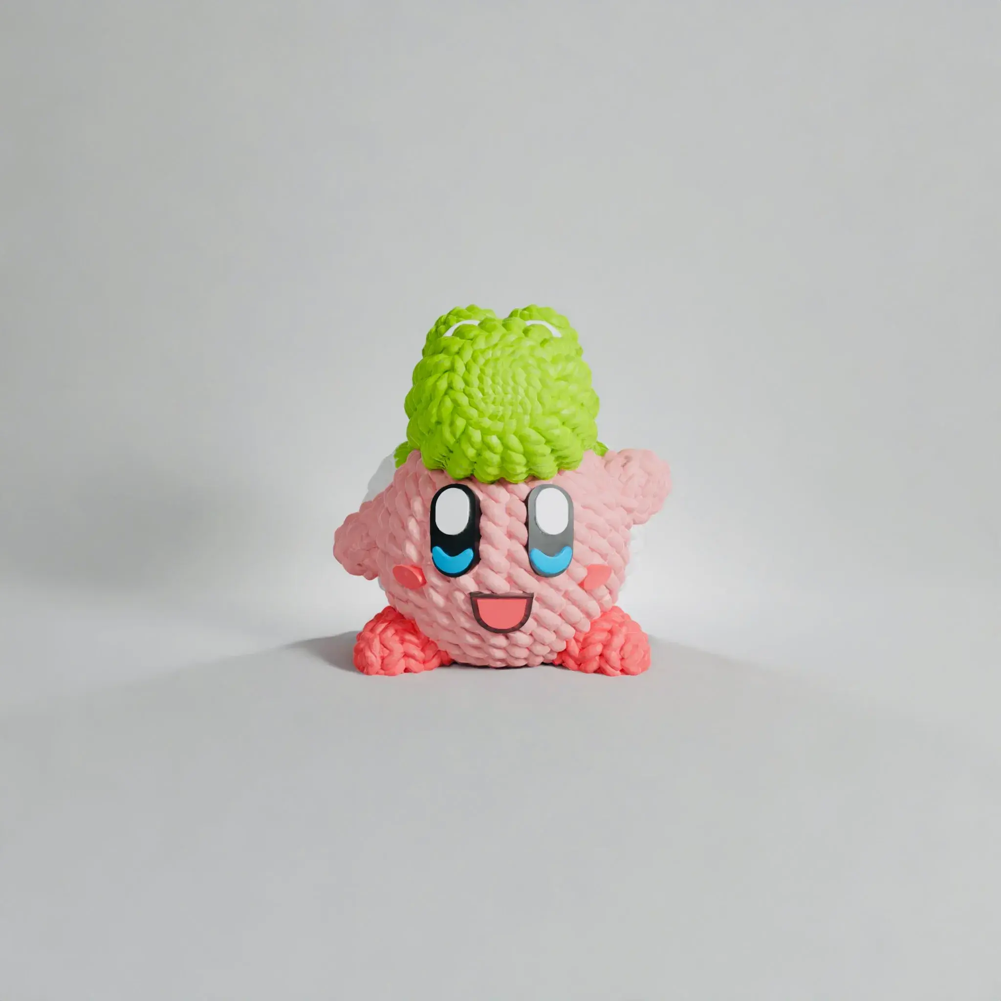KIRBY YOSHI CROCHET KNITTED - STL & 3MF MULTICOLOR