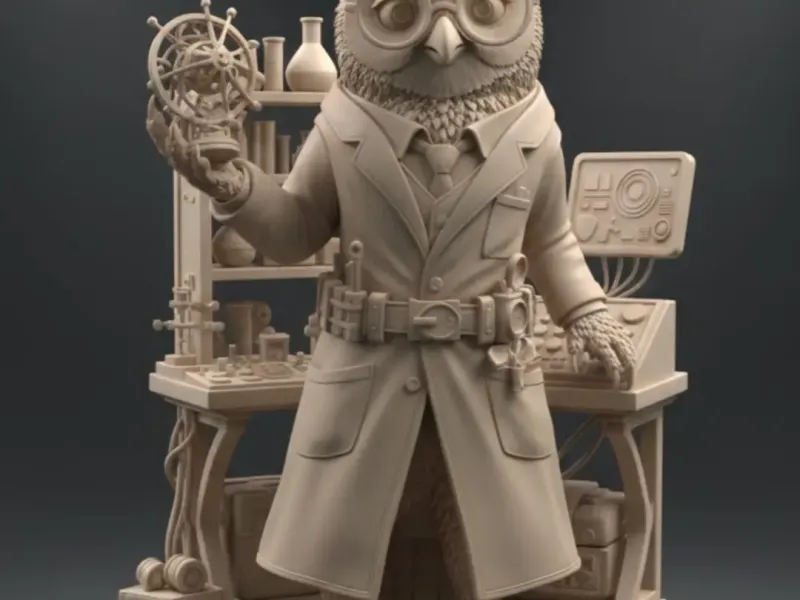 Coruja Cientista (Scientist Owl)