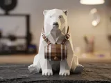 Low-Poly Rescue "Bear" (Maremmano Sheepdog Inside Joke!)-1