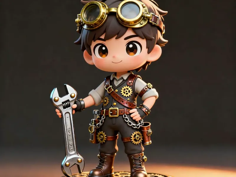Steampunk-Ingenieur