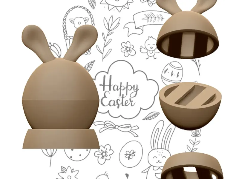 EASTER BUNNY-EGG ( MOVABLE )