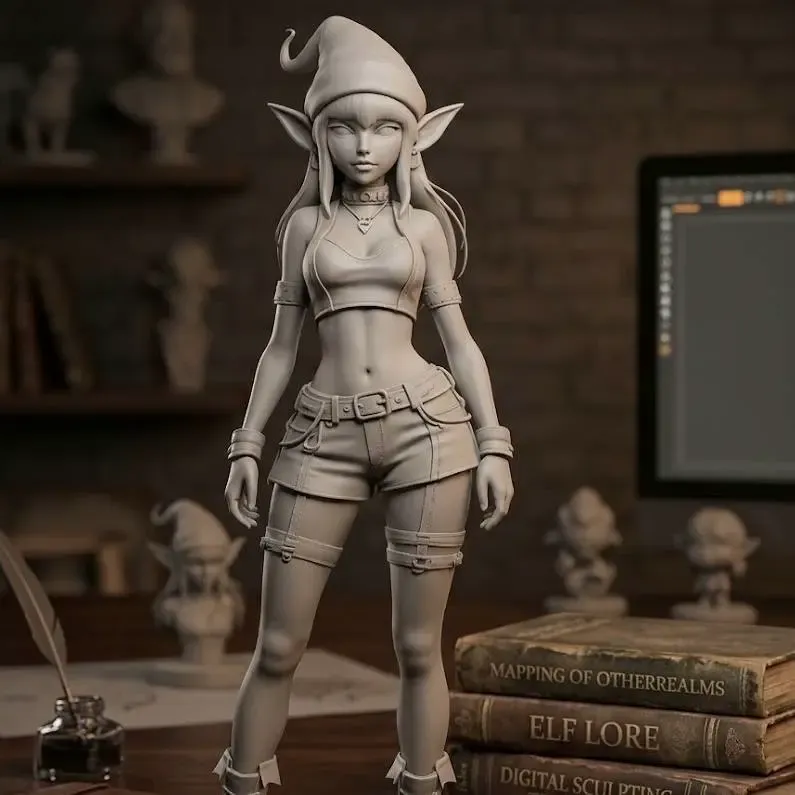 rocker elf girl