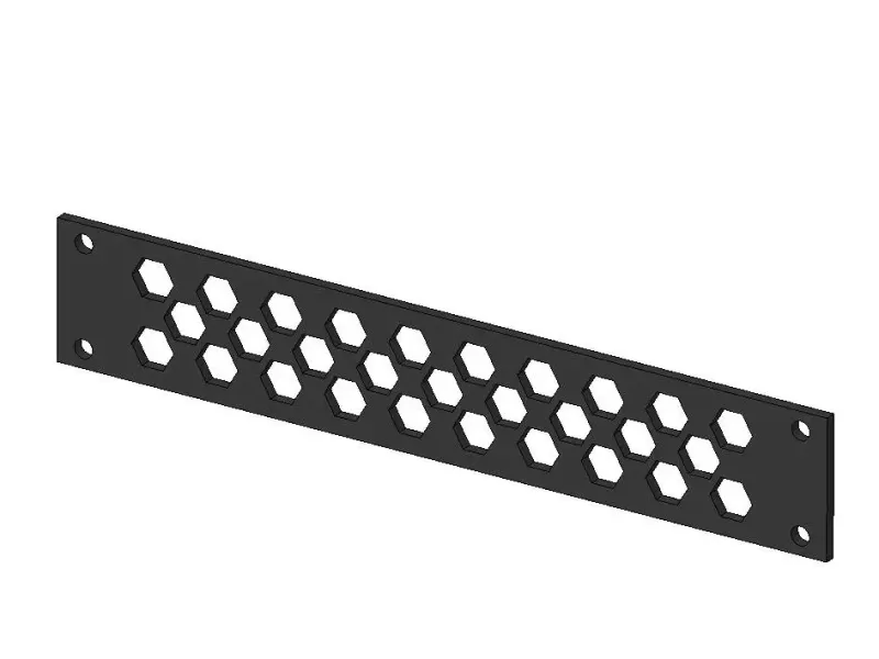 10" RACK FRONT COVER