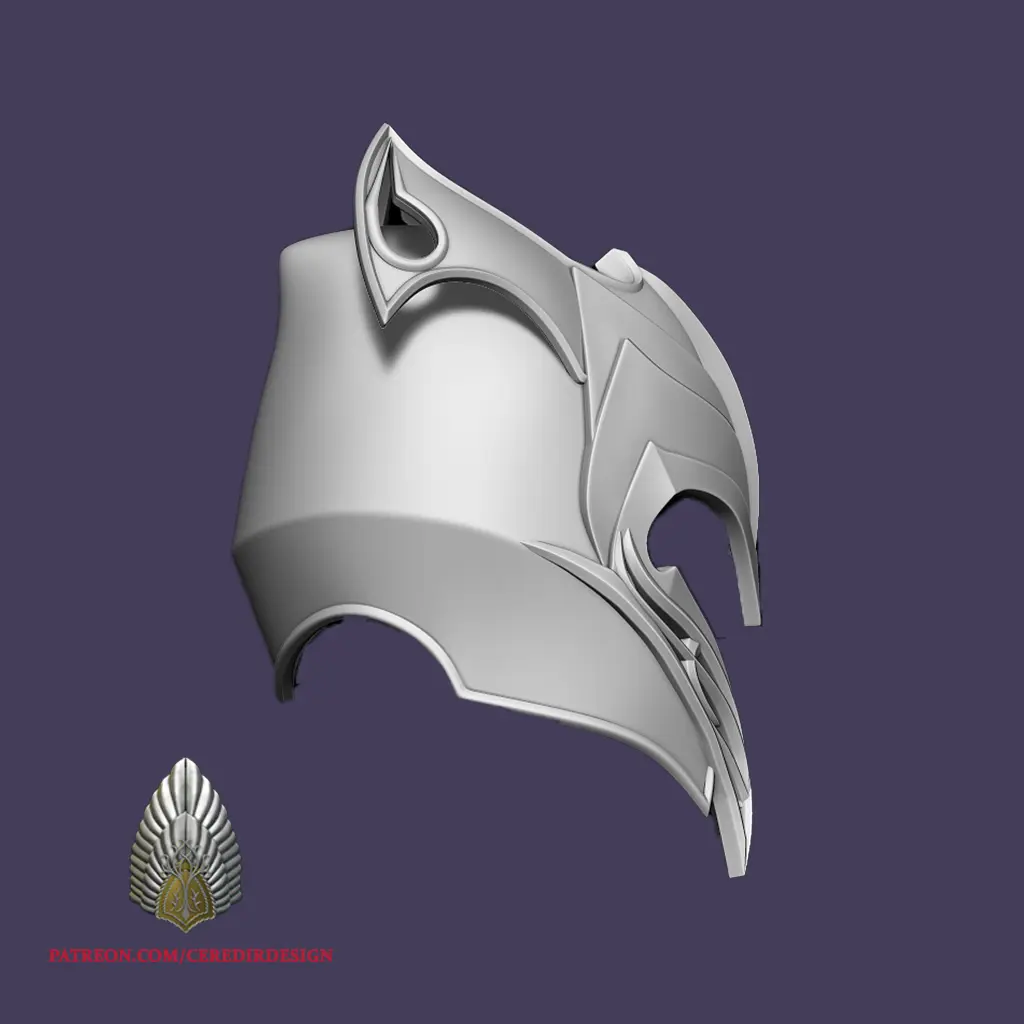 Мирквуд Эльфийский шлем Властелин колец 3D DIGITAL DOWNLOAD
