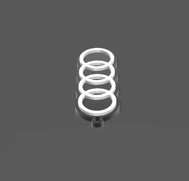 Audi logo sleutelhanger