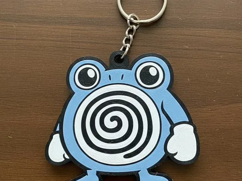 Keychain - Poliwhirl - stl/3mf