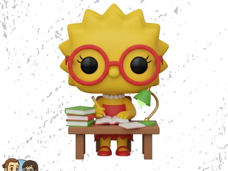 Funko Pop Lisa Simpsons studying