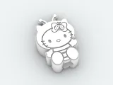Straw Topper HELLO KITTY BEE-1