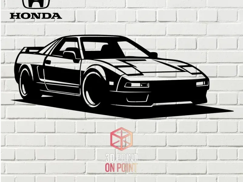 HONDA NSX VINTAGE - 2D WALL ART #1
