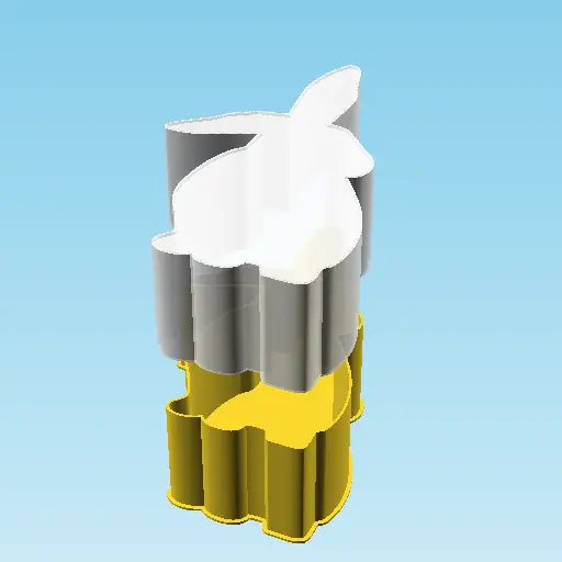 Rabbit 007D, nestable box (v2)