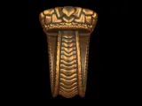 Snake Textured Snake Ring-7
