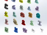 Alphabet Lore all 26 letters with and without base-2