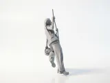 Construction Worker Figurine Rope Climbing 3D Printable-3