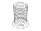 Plastic Organizer Round Holder 7 cm-5