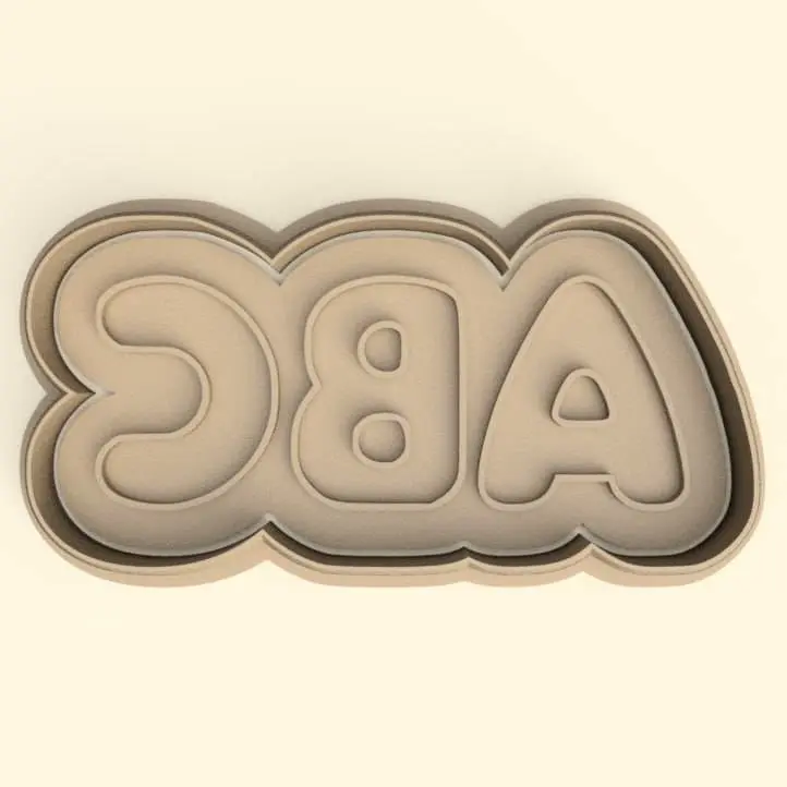 ABC cookie cutter
