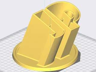 JP initials pen holder