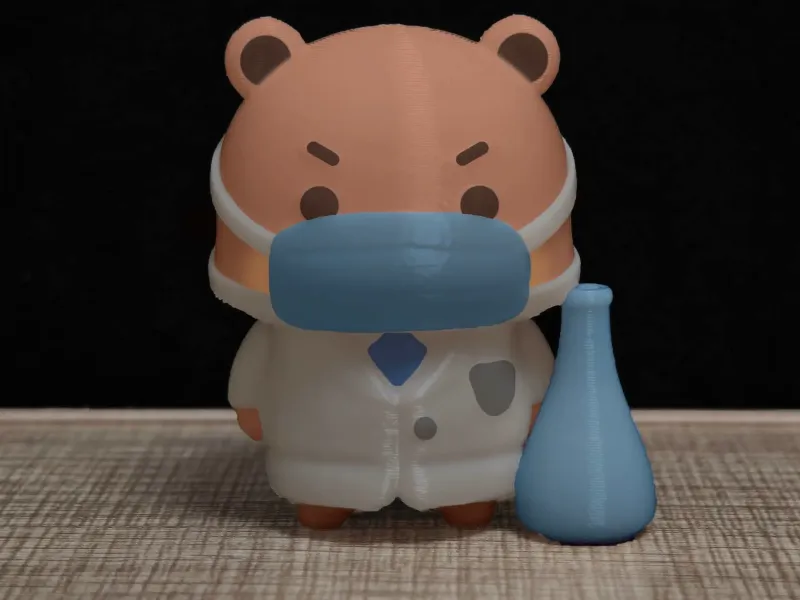 Couple Bear-chemist_scientist_bubu