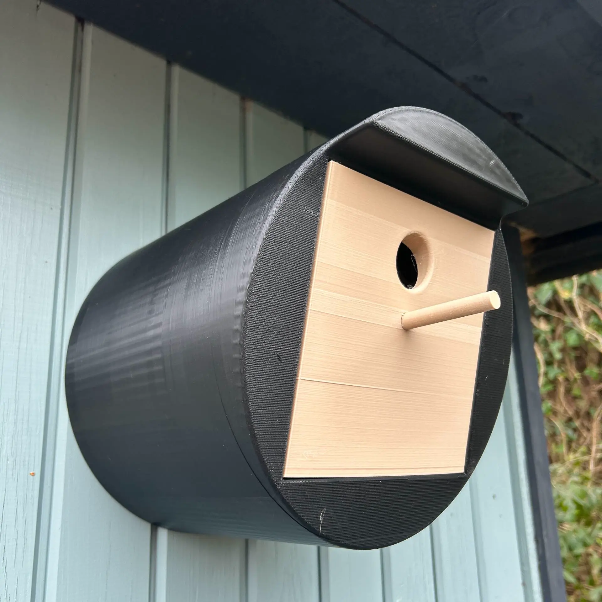 Bird Box / Nesting Box - Contemporary Design- Cylinder Shape