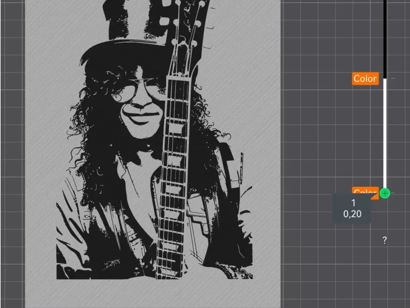 Slash posing with his guitar