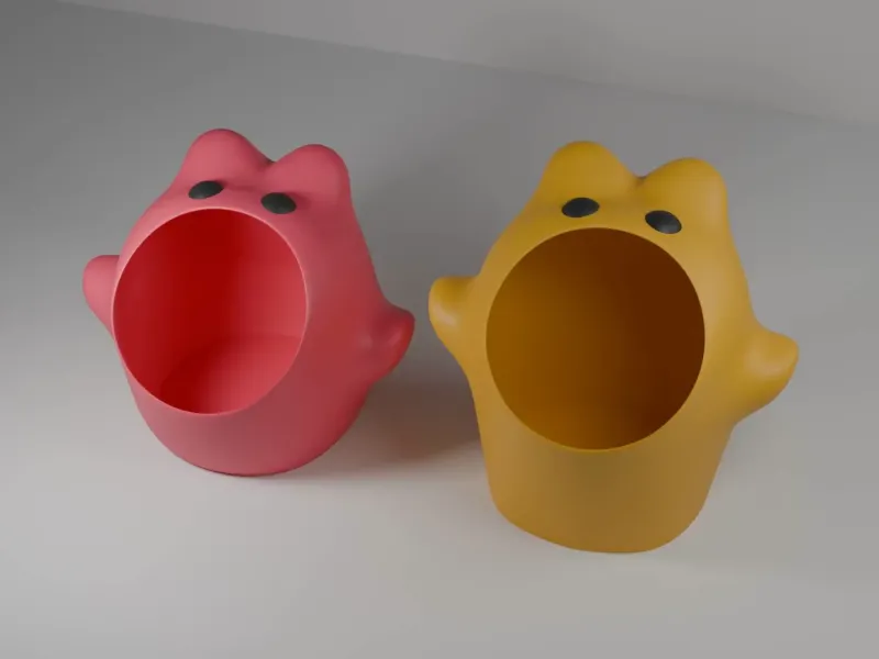 Screaming Ghost Organizer – Cute Storage Pot
