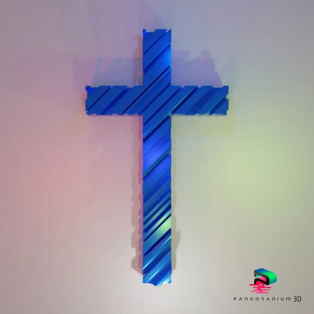 3D WORD SHAPE - FUNNY CROSS (LET THERE BE LIKES)