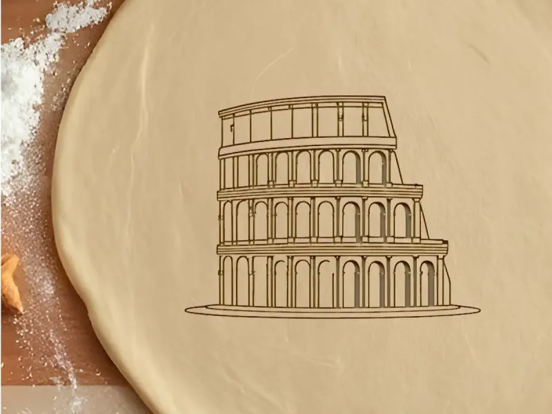 Coliseum Cookie Cutter, Biscuit Cutter