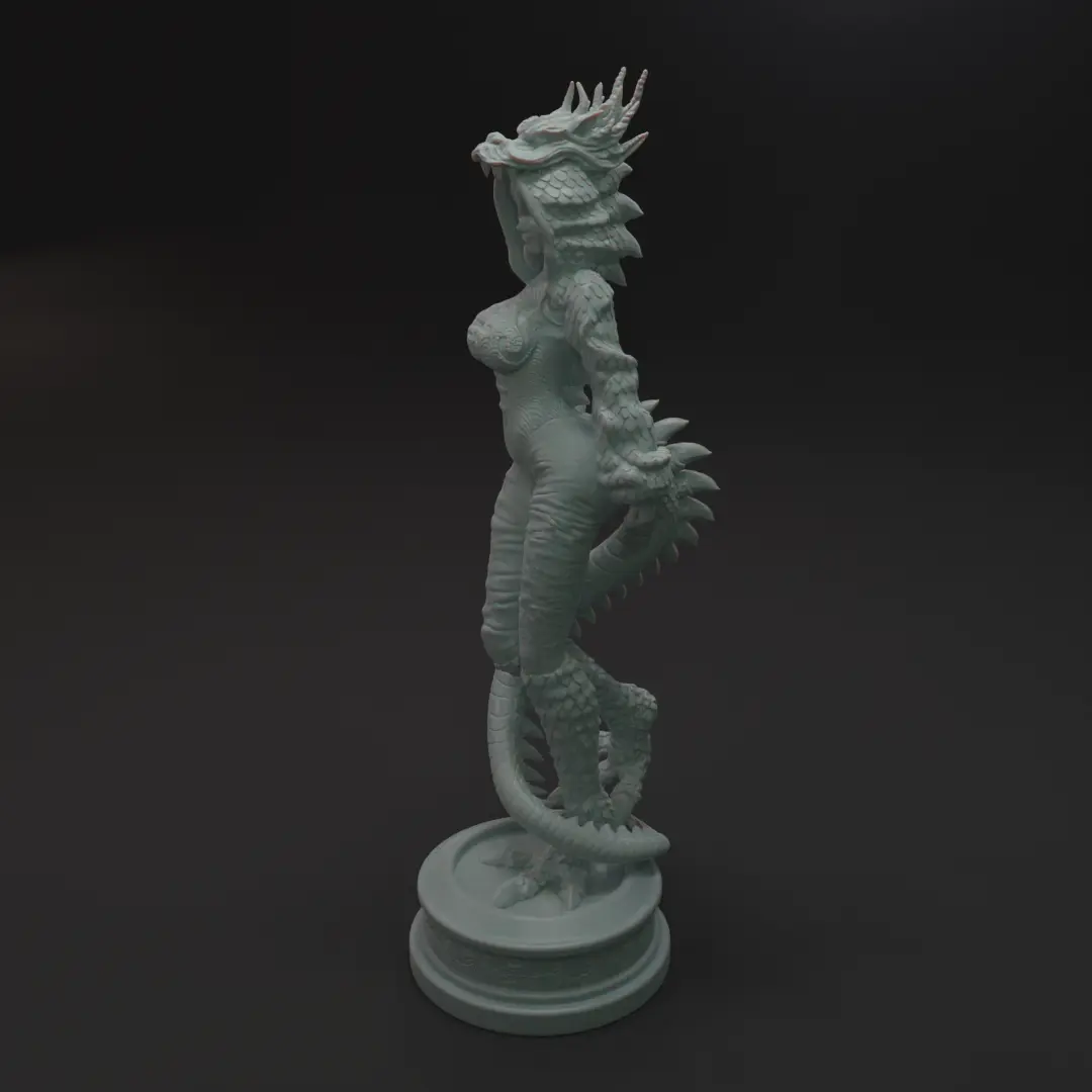 Creality Cloud Exclusive Model - Chinese Dragon Girl