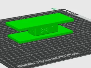 Dual Monitor Spacer Separator