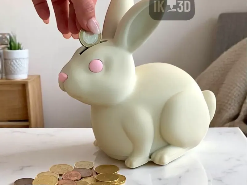 Копилка в виде кролика / Многодетальная