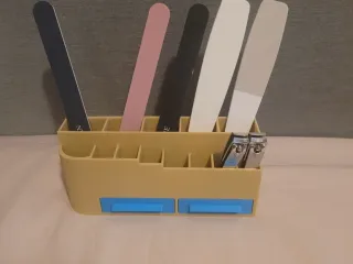 Nail file Organizer with 2 drawers
