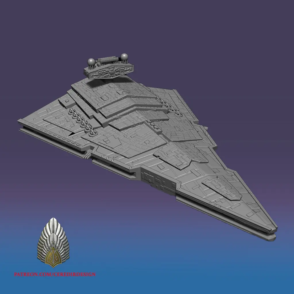 Admiral Thrawn Chimaera Star Destroyer Ahsoka 3d digital dl | 3D models ...